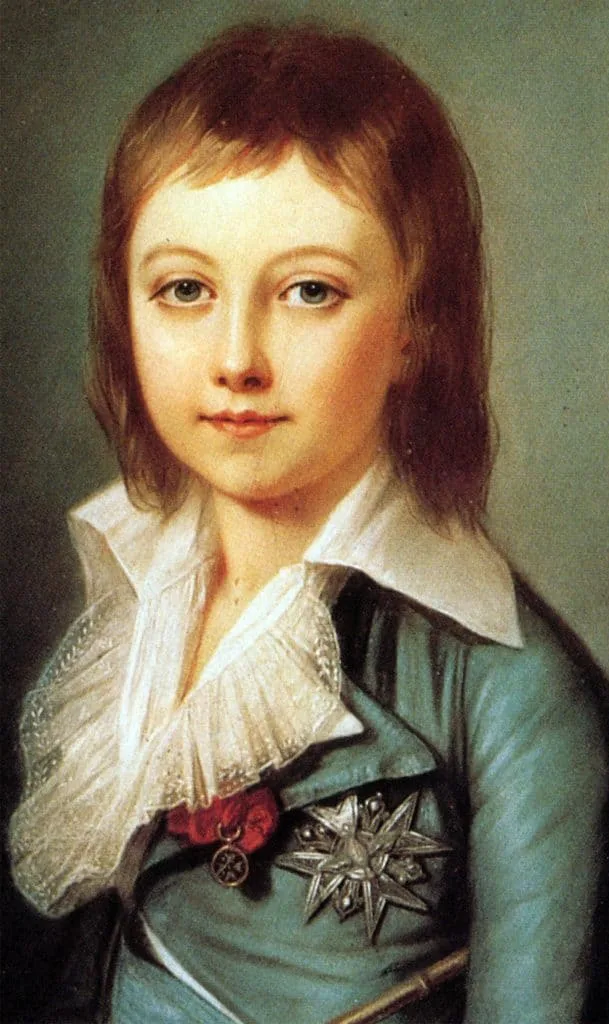Retrato de Luis XVII