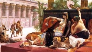 Amantes de Cleopatra faraona - Antiguo Egipto