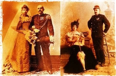 Mata Hari y su marido, Rudolf MacLeod.