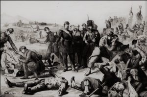 Napoleón III en Solferino la batalla que impacto a Henry Dunant y llevó al nacimiento de la Cruz Roja