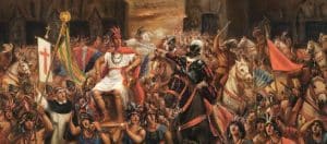 Atahualpa y Pizarro - Conquista de América