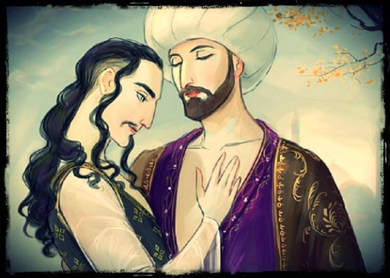 sultán Murad II y su amante el visir zaganos pasha