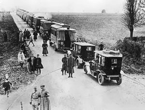Taxis en la Primera Guerra Mundial