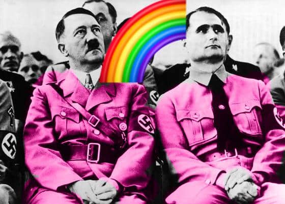 Adolf Hitler y Rudolf Hess