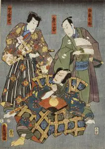 teatro Kabuki Kunisada Museo de arte nacional de Cataluña