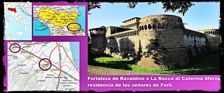 fortaleza de ravaldino La Rocca di Caterina Sforza muralla de la rocca di ravaldino imola italia forlì italia mapa