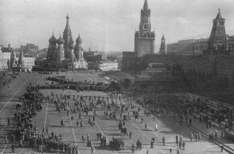 Spartak de Moscú partido ante Stalin