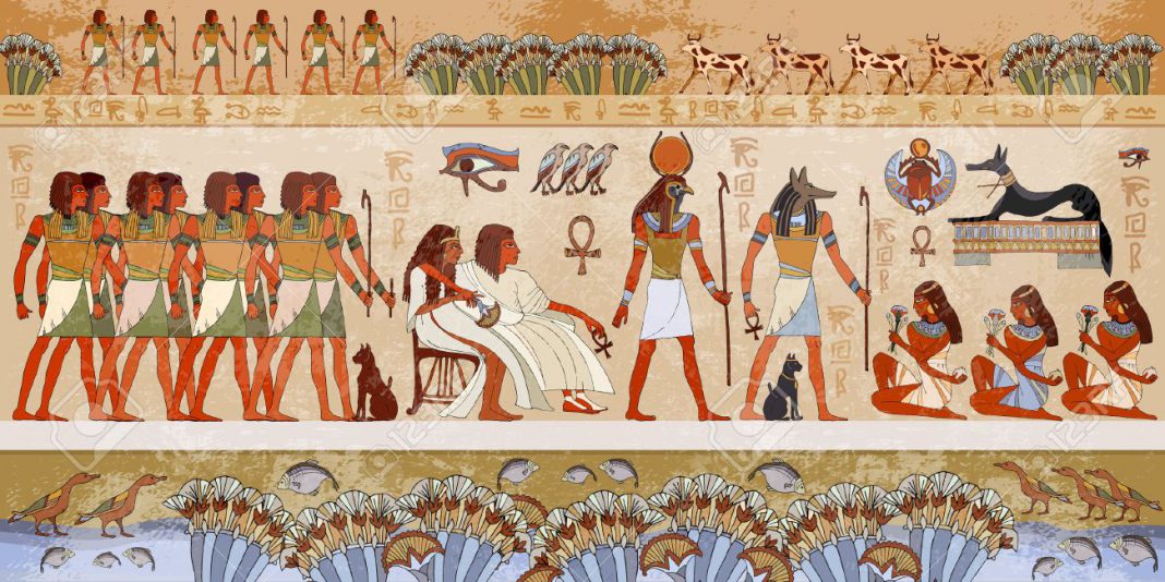 69226774-dioses-egipcios-y-faraones-escena-del-antiguo-egipto-la-mitolog%C3%ADa-jerogl%C3%ADficos-tallados-en-las-paredes-e-1068x534.jpg