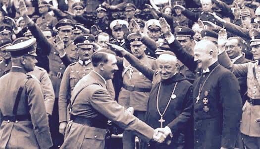 Iglesia y el führer Hitler en la Alemania nazi