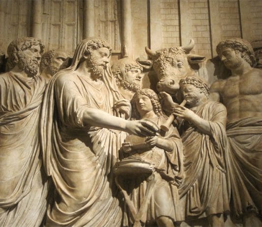 flamines romanos y Marco Aurelio