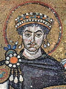 emperador bizantino Justiniano - renovatio imperii cuando se creó la provincia Spania bizantina