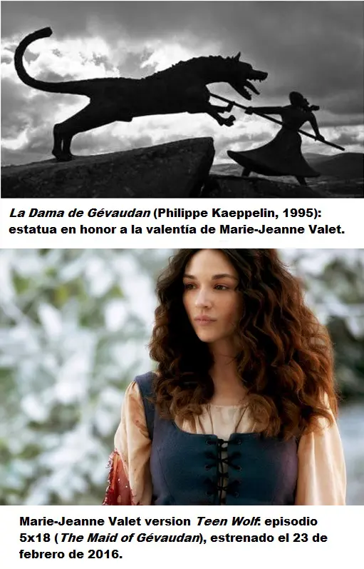La Dama de Gévaudan marie-jeanne valet the maid of gévaudan teen wolf