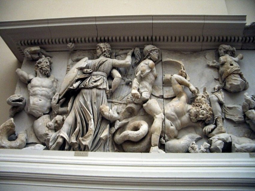 Altar de Zeus de Pérgamo. 188 a.C. Museo de Pérgamo