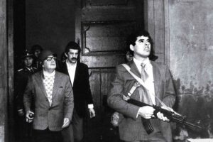 Salvador Allende y parte del GAP