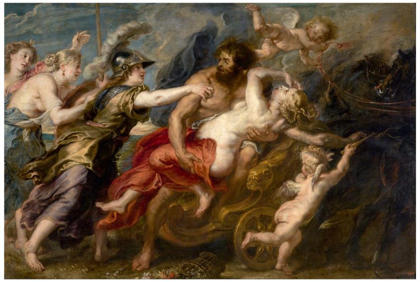 El rapto de Proserpina Rubens Museo del Prado