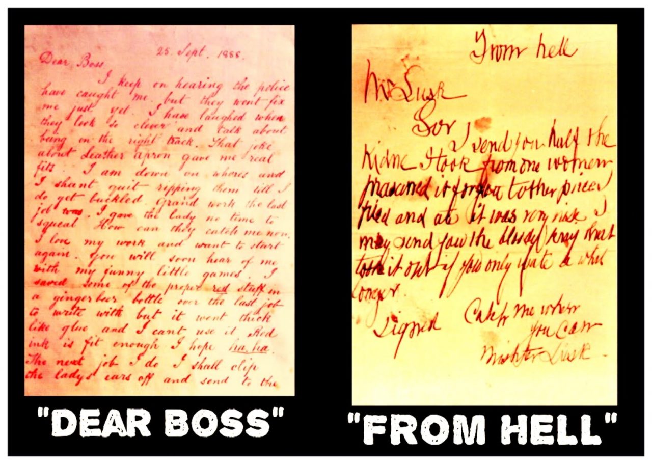 Dear Boss From Hell cartas Jack el Destripador