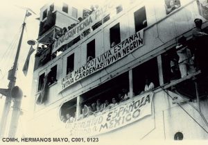 buque sinaia exilio de españoles republicanos a Mexico franquismo