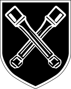 Emblema del Batallón de Granaderos Dirlewanger Los Comandos de Castigo en el ejército nazi