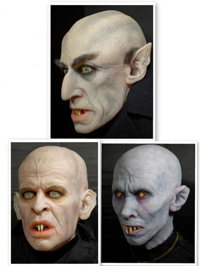 Nosferatu (1922) Nosferatu (1979) Salem´s Lot (1979) Bustos obra de Hammond Sculpt