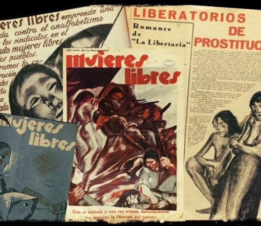 Lucía Sánchez Saornil, Mercedes Comaposada y Amparo Poch y Gascón Fundadoras de Mujeres Libres anarcofeminismo España años treinta