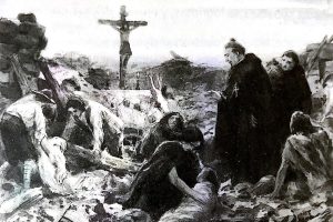 ruinas de San Agustín crucifijo del milagro cristo de la agonía cristo de mayo
