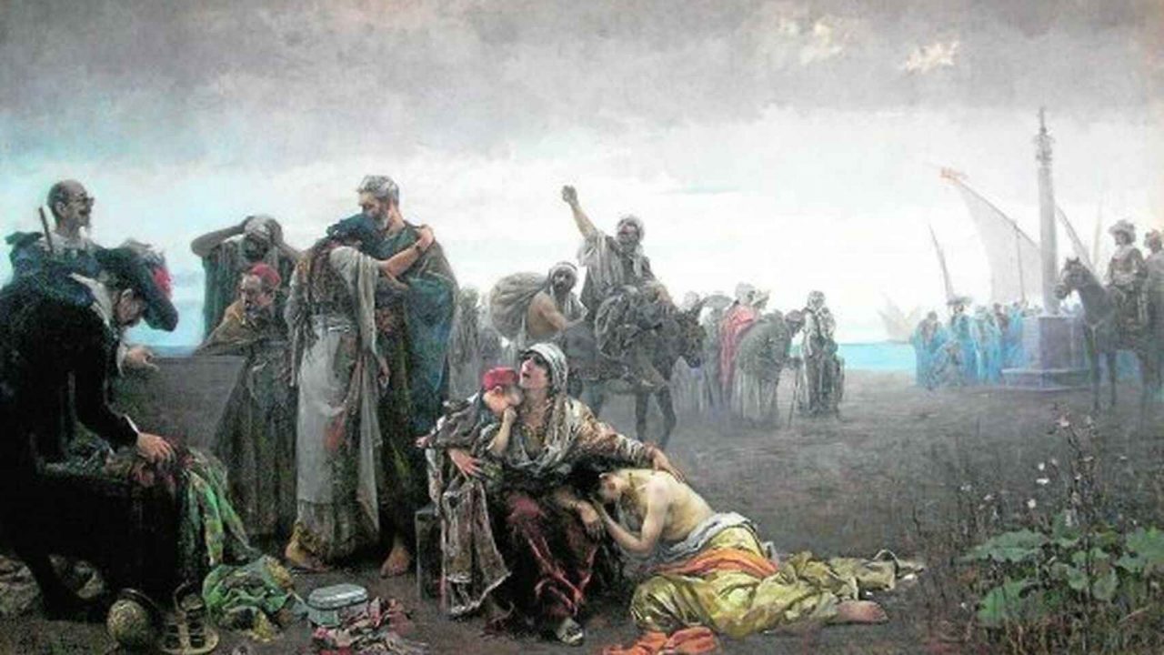 La expulsión de los moriscos, de Gabriel Puig Roda