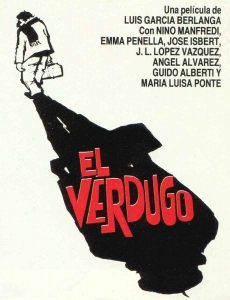 Cartel de la película El verdugo, de Berlanda.