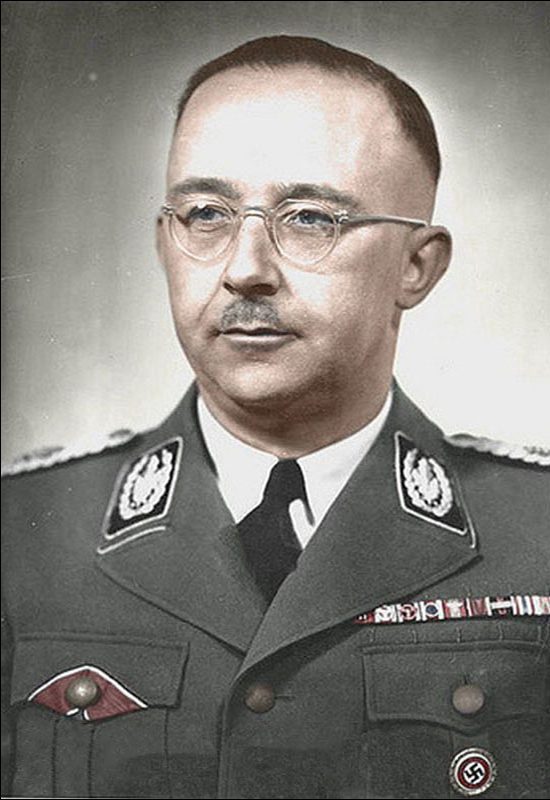 Fotografía a color de Heinrich Himmler